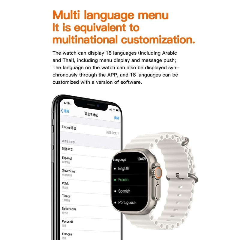 2.19 IPS T900 Ultra 2 Series Smartwatch