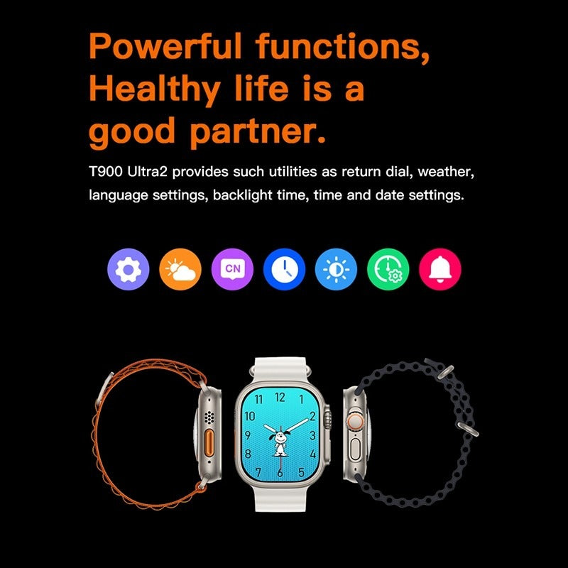 2.19 IPS T900 Ultra 2 Series Smartwatch