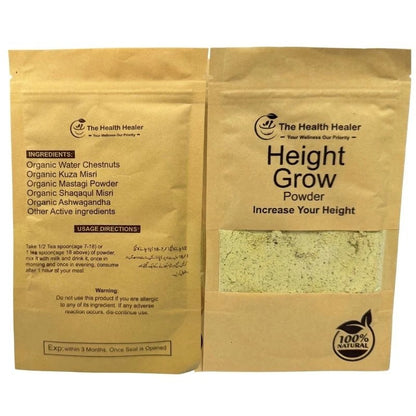 Height Grow Powder – 100% Natural Height Increase (3–5) Inch Growth - Herbal, Safe, and Clinically Tested (100g)