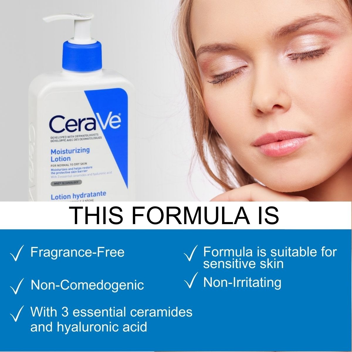 CeraVe Daily Moisturizing Lotion Hydrating Lotion For All Skin Types