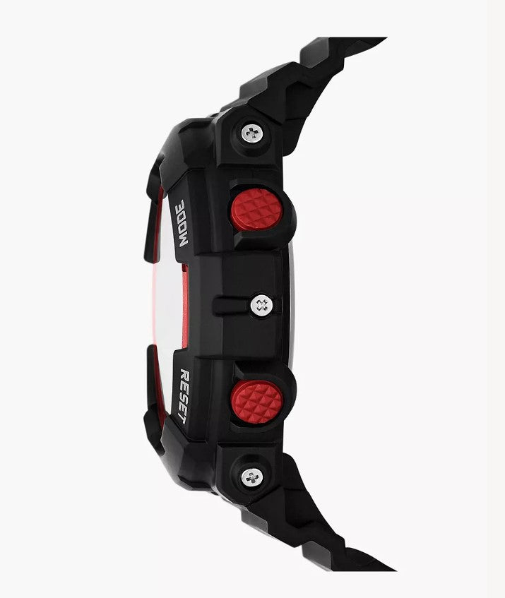 Skechers MacAfee Digital Black Polyurethane Watch