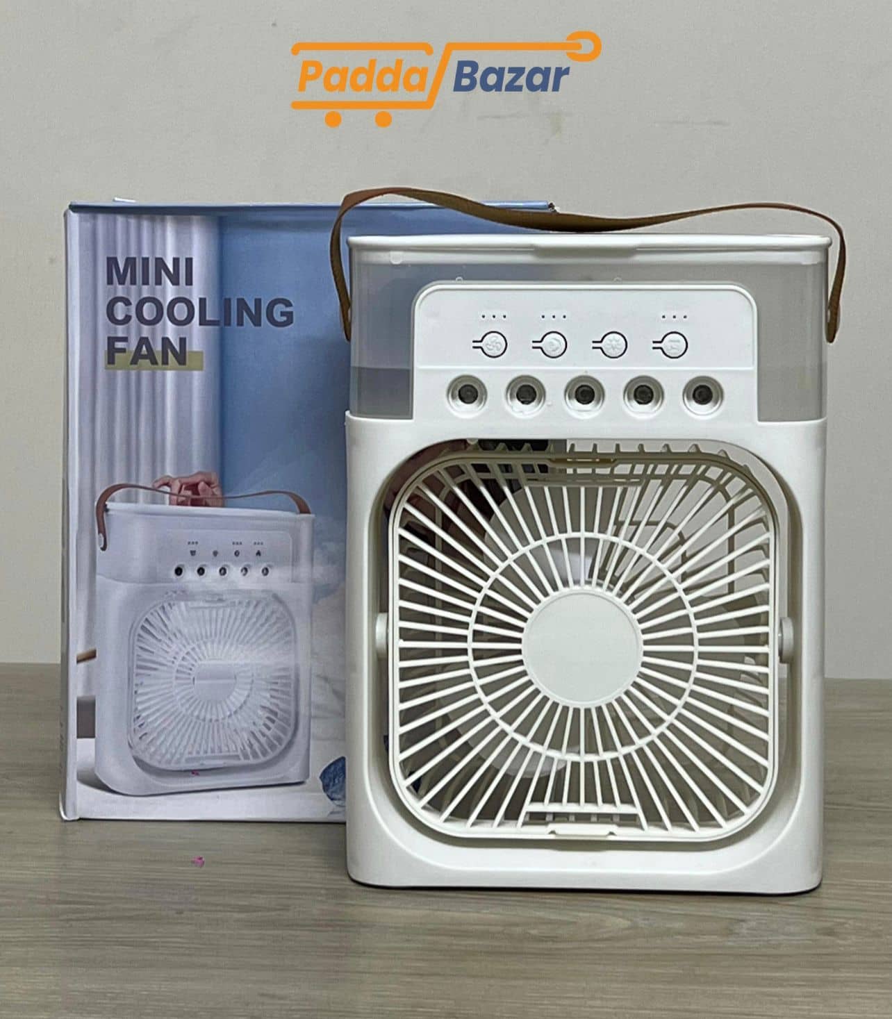 Trending Mini Air Conditioner Fan Premium 3 In 1 Desk Cooling Fan Spray Fan