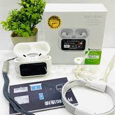 AIRPODS A9 PRO Touch Screen ANC/ENC Noise Reduction, Touch Control Wireless Headset TWS Noise Cancelling Earbud