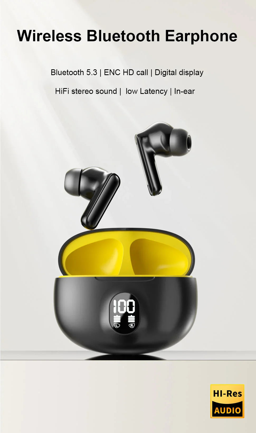 Stereo TWS Wireless Earbuds/ Airpod/ Smart earphones